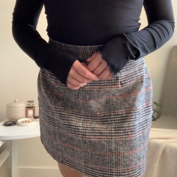 shein plaid mini skirt size small - Picture 4 of 5